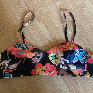 Anthropologie floral Bralette